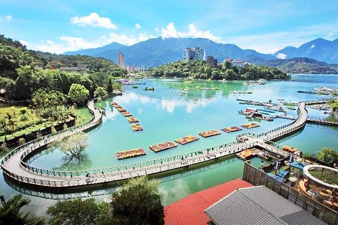 Round Trip Sun Moon Lake Private Tour from Taipei - Ci’en Pagoda and the lake from above