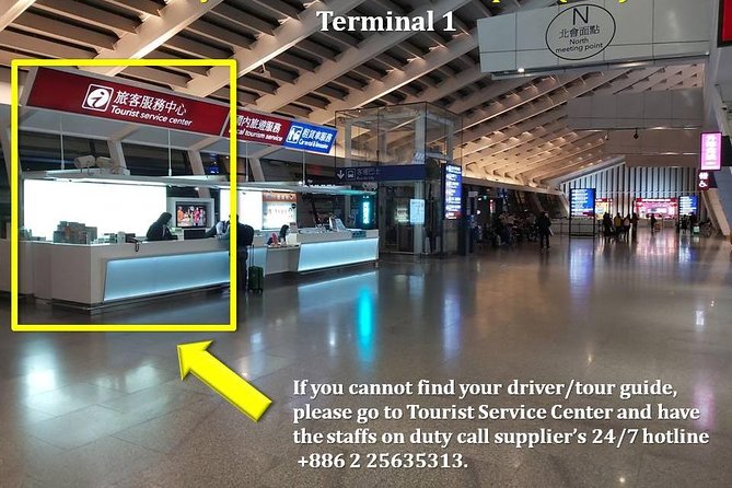 Taipei Private Transfer: Taiwan International Airport to Keelung Cruise Port - Meeting your driver at Taoyuan Airport