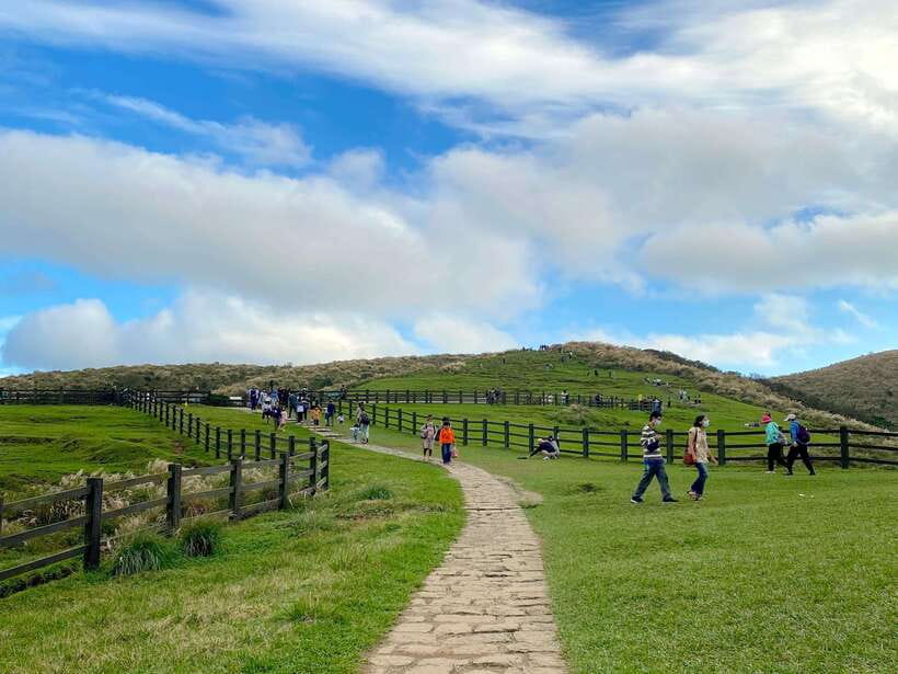 Taipei: Yangmingshan & Beitou Full-Day Tour - From Taipei Main Station to the mountain roads