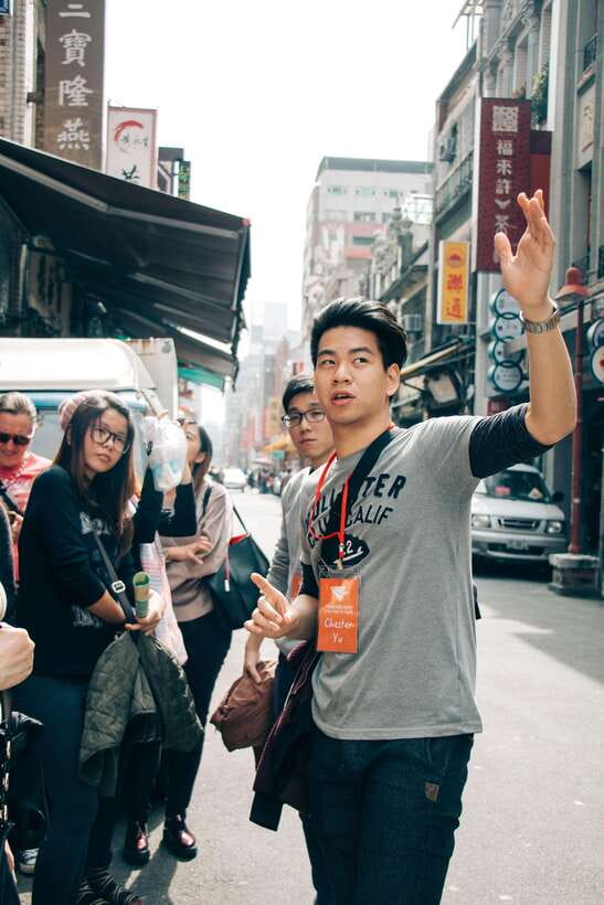 Vintage Taipei - Best of Taiwan and Sunset Walking Tour - Walking through Da Dao Cheng’s old commercial streets