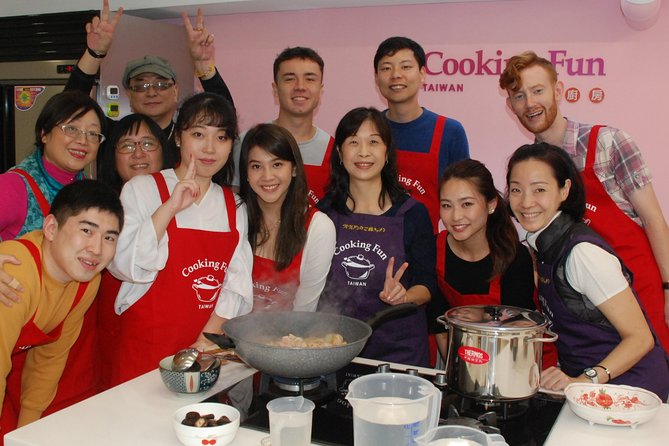 Xiao Long Bao, Chicken vermicelli with mushroom and sesame oil, Tofu strips salad, Bubble milk tea. Taiwan Traditional Delicacies Experience-A (Taipei Cooking Class) - A Taipei morning built around soup dumplings